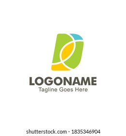 Creative Logo  Letter D design template. line logo concept ABC Typeface. Colorful Alphabet collection. Type Characters Logotype symbols. vector eps 10