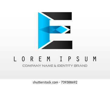 Kreatives Logo-Briefdesign für Markenidentität, Firmenprofil oder Firmenlogos mit sauberem, elegantem und modernem Stil.