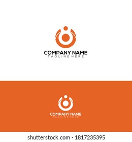 letra o de logotipo creativo , simple, elegante, moderno plantilla de diseño de logotipo vector