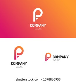 Creative Logo Letter P Vector Stock Vector (Royalty Free) 1398865958