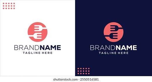 Creative Logo Letter S Negative Space Fork, Design Inspiration, Illustration, Vektor
