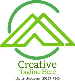 Creative logo letter A symbol