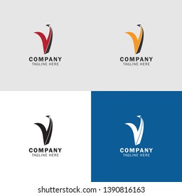 Creative Logo of Letter V