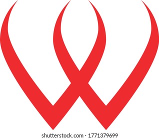 Creative logo for Letter W idea