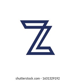 Creative logo letter Z vector design template