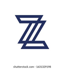 Creative logo letter Z vector design template
