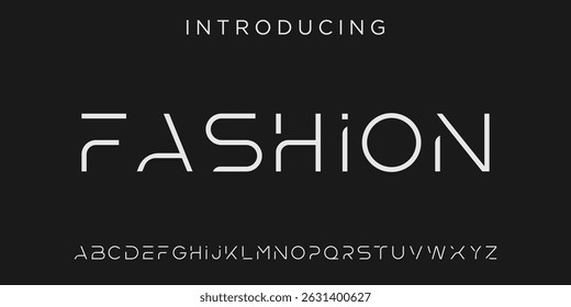 Creative Logo Modern alphabet. abstract digital tech font. Typography technology, electronic, movie, digital, music, future, logo creative font. vector illustration