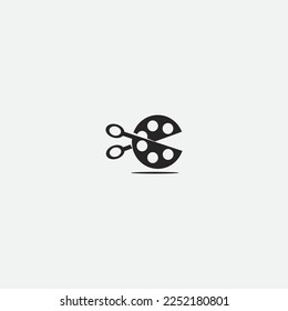creative logo for modern multimedia company, icon film industry