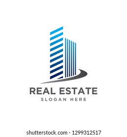 creative logo real estate. building logo template. vector design