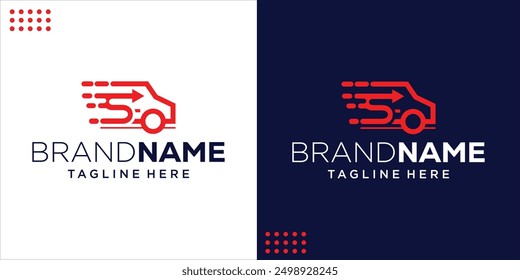 Creative Logo S With Abstract Fast Car, Design Inspiration, Illustration, Vector