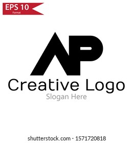 Creative Logo. Simple Logo. Compatible for any company. Black Logo. Vector Illustration.