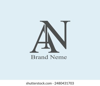AN creative logo simple logo illustration