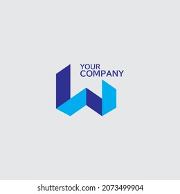 Creative logo, Simple logo, Letter W, for your brand or company