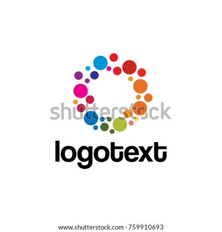 creative logo symbols circle abstract logo colorfuls