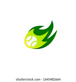 creative logo team tennis ball