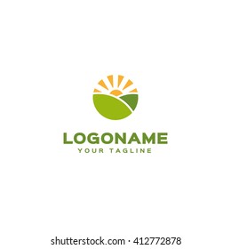 Creative logo template. Farm logo