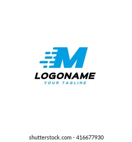 Creative logo template. Letter M logo