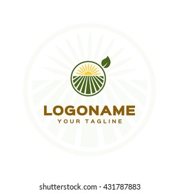 Creative logo template in a minimalist style