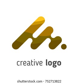 creative logo template use for company sign with minimalist shape and modern concept