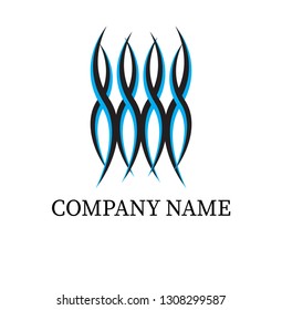 Creative logo template with white background.