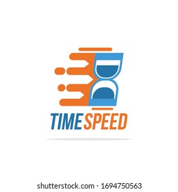Logotipo creativo: reloj de velocidad