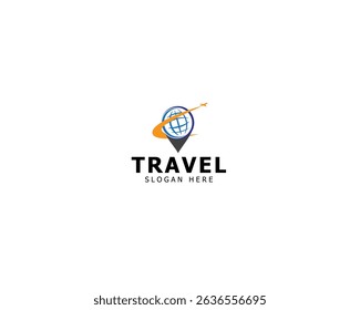 Creative Logo Of Travel Agency Tourism Company Template Banner Vector Illustration