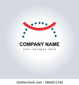 Ilustración de diseño de vectores con logotipo creativo para su identidad de marca. Hermoso logo de la Compañía con eslogan. Idea única para el icono de logotipo. Increíble monograma para los símbolos de Factory.