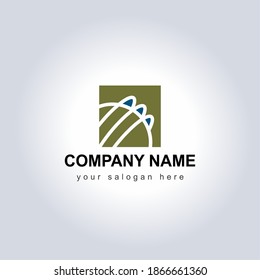 Creative Logo Vector Design Illustration for your Brand Identity. Beautiful Symbol of Company logo with slogan. Unique Idea for Logo Icon. Amazing monogram for your Factory symbols.