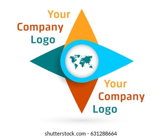 Creative logo. Vector logo template. Web icon.