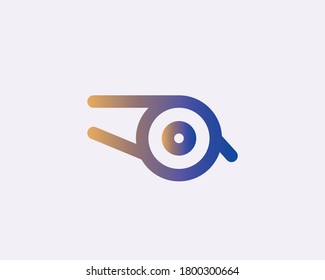 Creative logo of whistle. Great for VAR applications or sports supplies
.