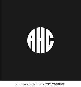 Creative Logotype AHC identity design icon vector template