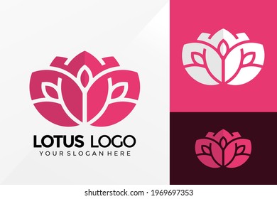 Creative Lotus Logo Design, Brand Identity logos vector, modern logo, Logo Designs Vector Illustration Template