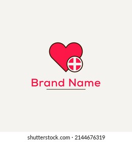Creative Love attach Logo And Icon Design, Free Vector 