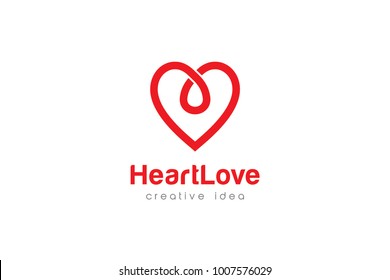 Creative Love and Care Logo Design Template