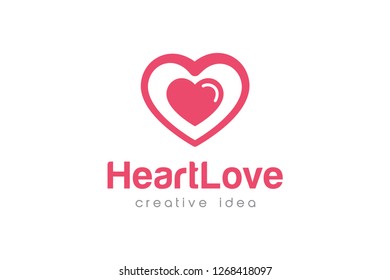 Creative Love and Care Logo Design Template