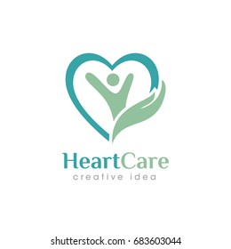 Creative Love Concept Logo Design Template