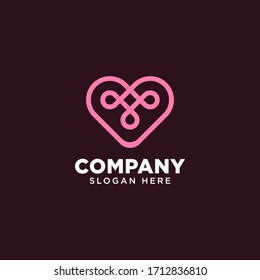 Creative Love Logo Design Template