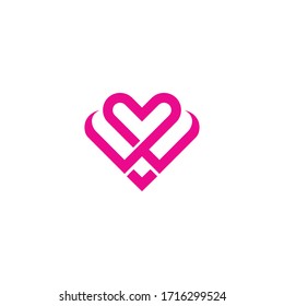 Creative  love  logo Vector Design Template EPS10