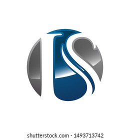 creative LS Letter logo design vector graphic concept illustrations