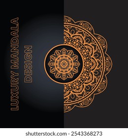 Creative and luxuries mandala design template