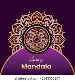 Creative And Luxurious Mandala Design Template