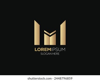 Creative luxury abstract business logo design	