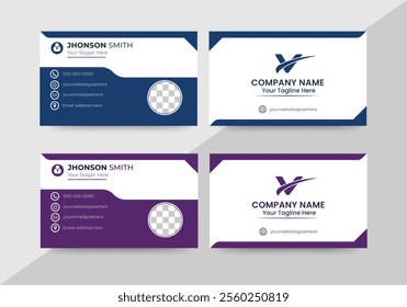 Creative Luxury Business card visiting card design Template