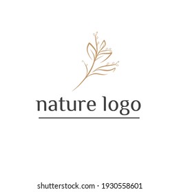 creative luxury cosmetic logo nature
