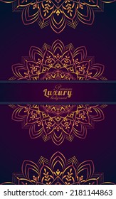 Creative luxury decorative mandala background