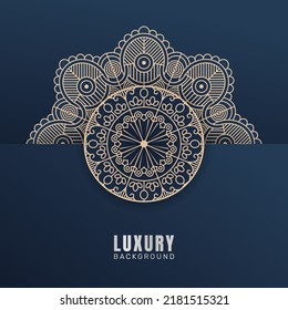 Creative luxury decorative mandala background. - Vector.