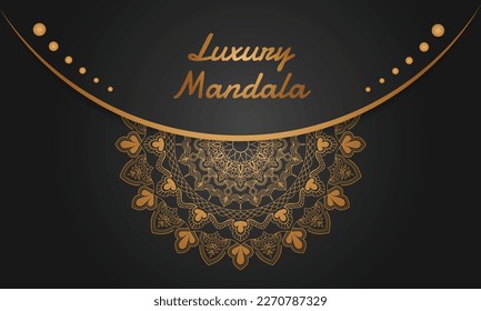 Fondo decorativo Mandala creativo de lujo