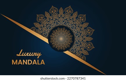 Creative luxury decorative mandala background