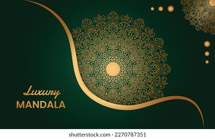 Creative luxury decorative mandala background