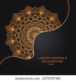 Creative luxury decorative mandala background